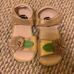 Livie Luca Gold Sandles size 13